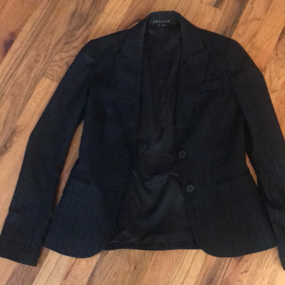 Theory pin stripe blazer